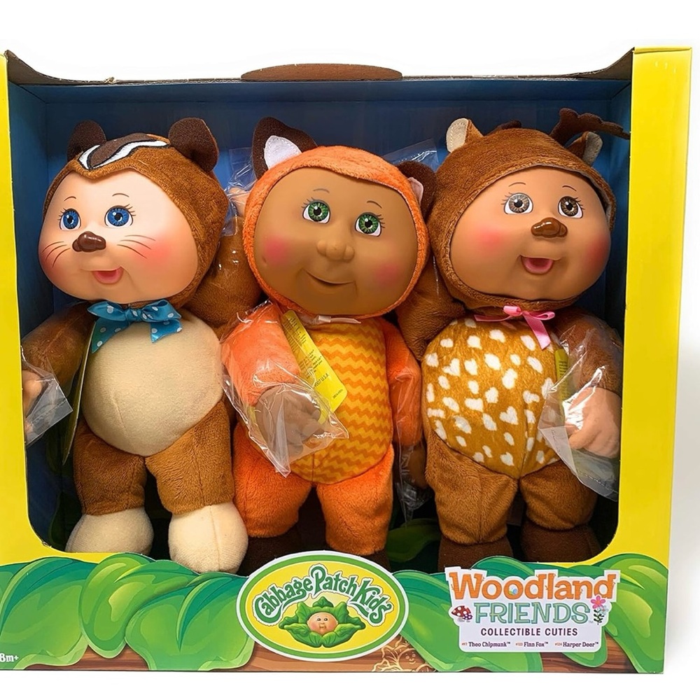 Cabbage Patch Woodland Friends 3-pack

New in Box 🦌 🐿️ 🦊